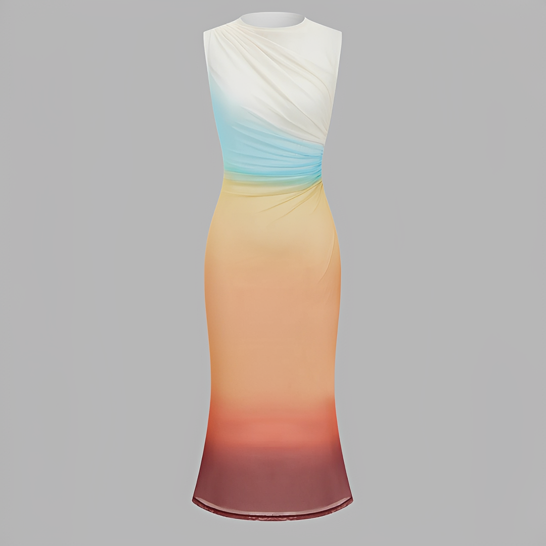 Anjanet - Stylish Open-Back Maxi Dress