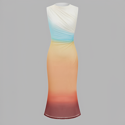 Anjanet - Stylish Open-Back Maxi Dress