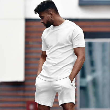 Drake - Men's t-shirt and shorts set - for hot weather