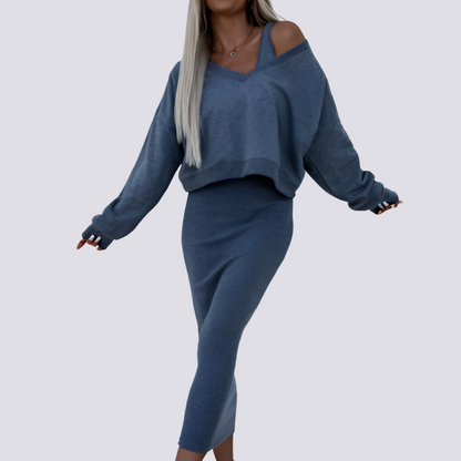 Elsie - Stylish Two-Piece Dress Set