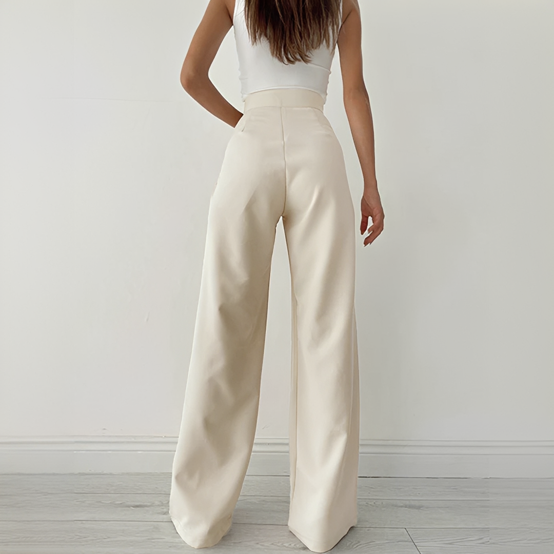 Ezra - Relaxed Wide Leg Trousers