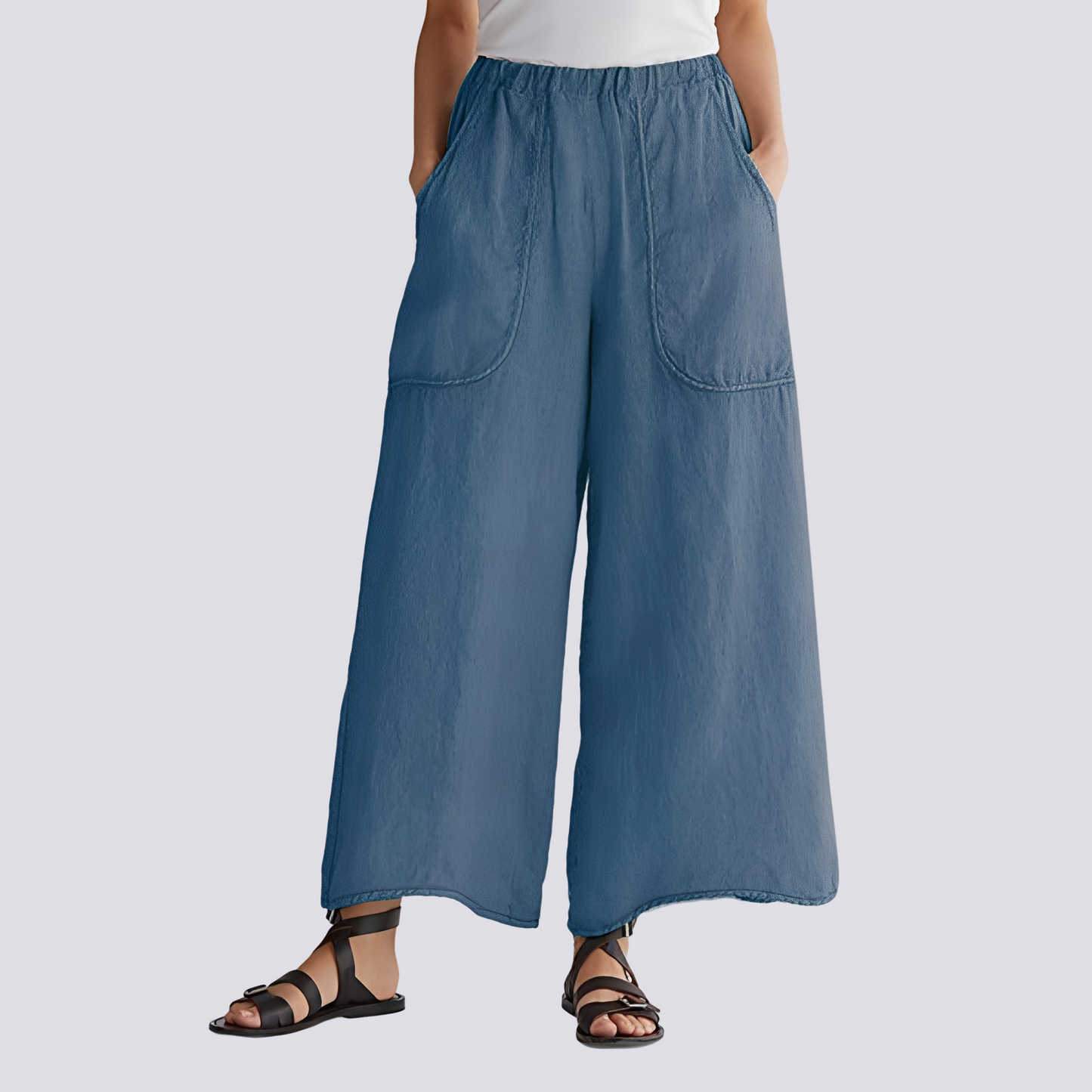 Angela - Women's relaxed wide-leg pants