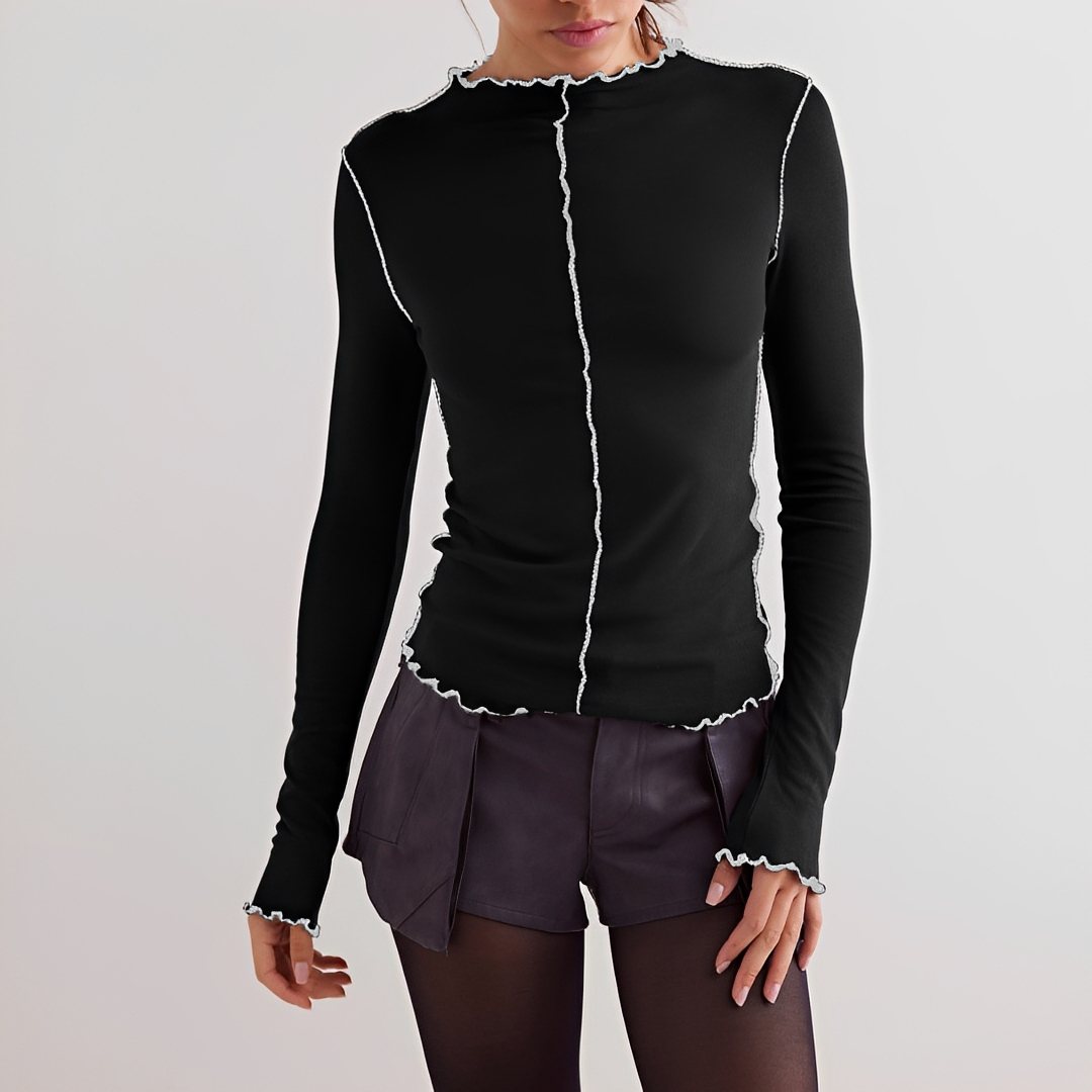 Shania - Comfortable Long Sleeve Shirt