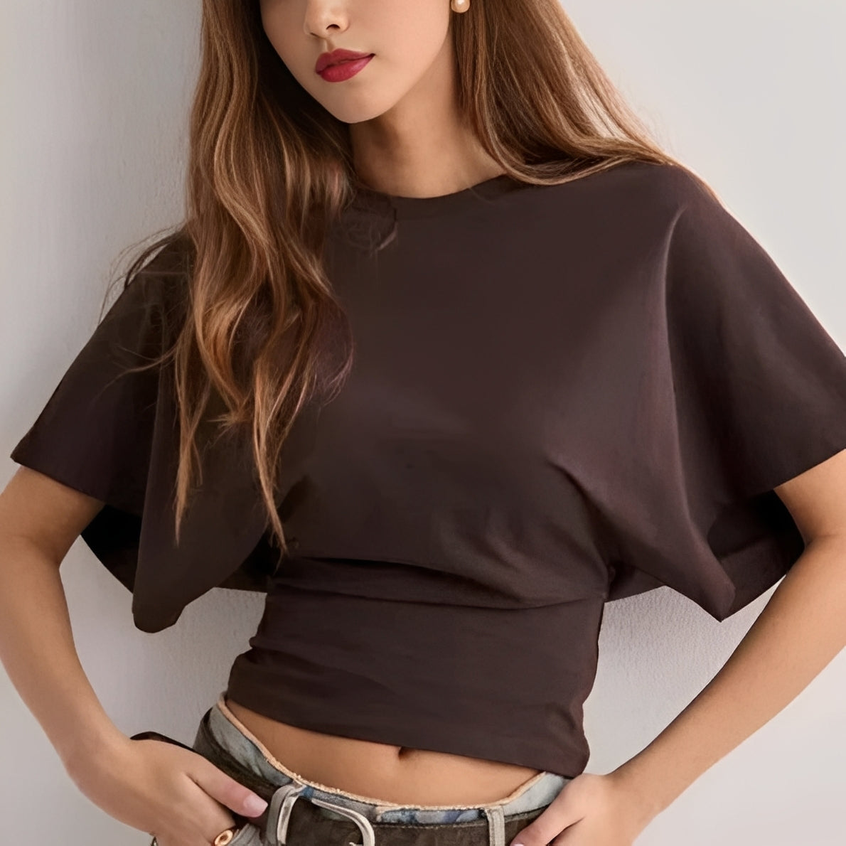Maggy - Trendy T-shirt with Relaxed Sleeves