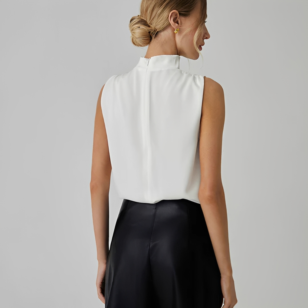 Ailani - Sleeveless Gathered Top