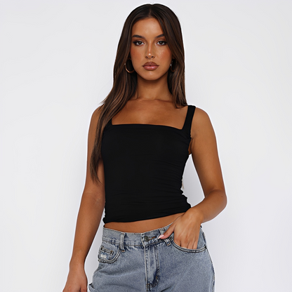 Genevieve - Simple Solid Cami Top