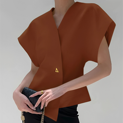Ariella - Fashionable V-neck top