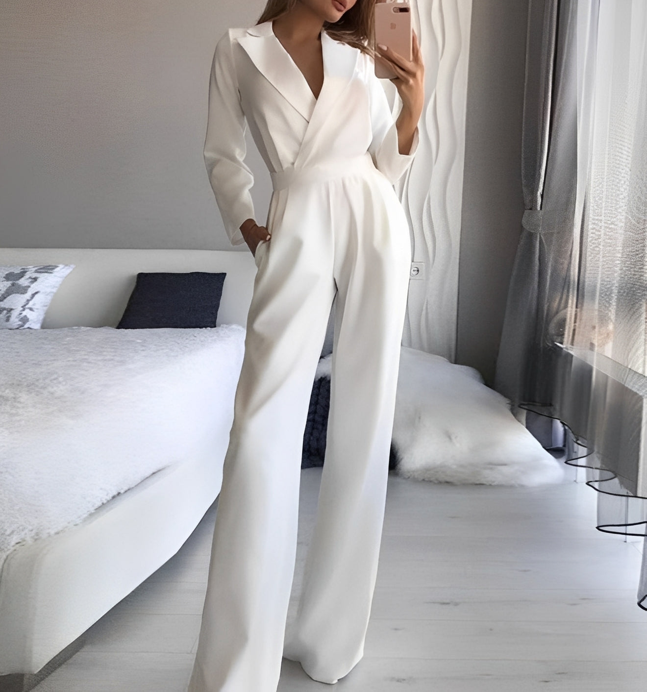 Emilie - Chic Long Sleeve Jumpsuit