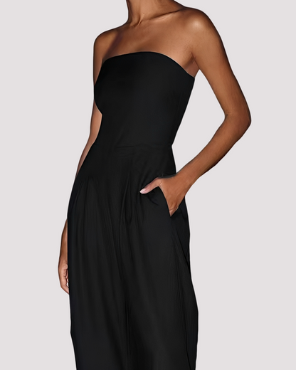 Carmen - Strapless Formal Jumpsuit