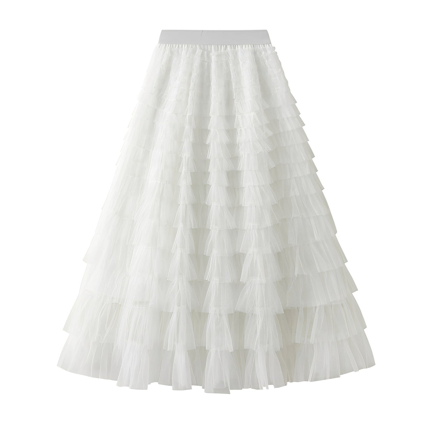 Nastia - Chic A-line Ruffle Skirt