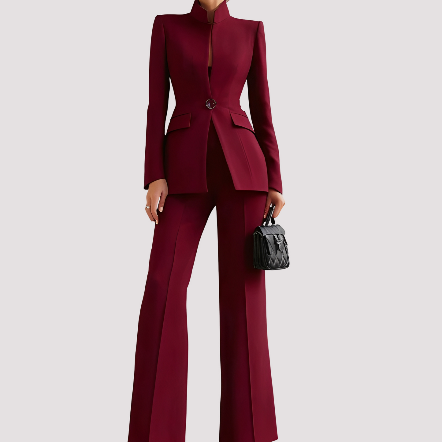 Jean - Stylish Suit Set with Single Button