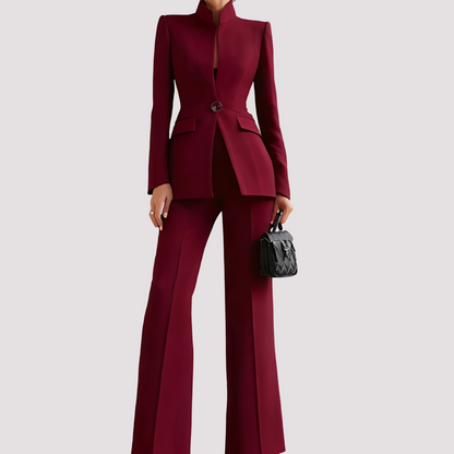 Jean - Stylish Suit Set with Single Button