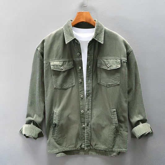 Luis - Men's Corduroy Shirt - Comfortable and Relaxed