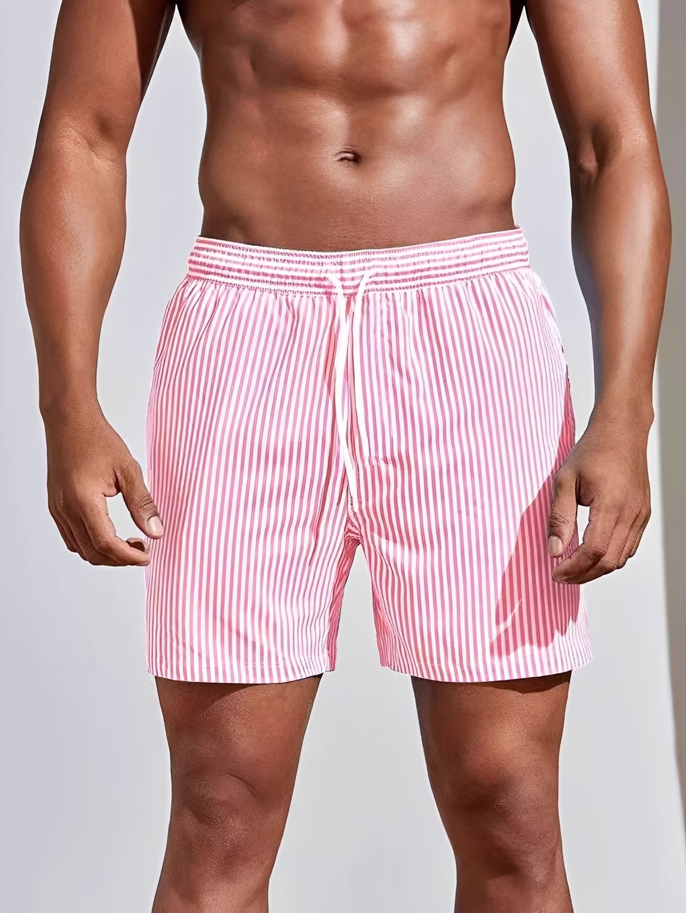 Reuben - Striped Quick-Dry Swim Shorts