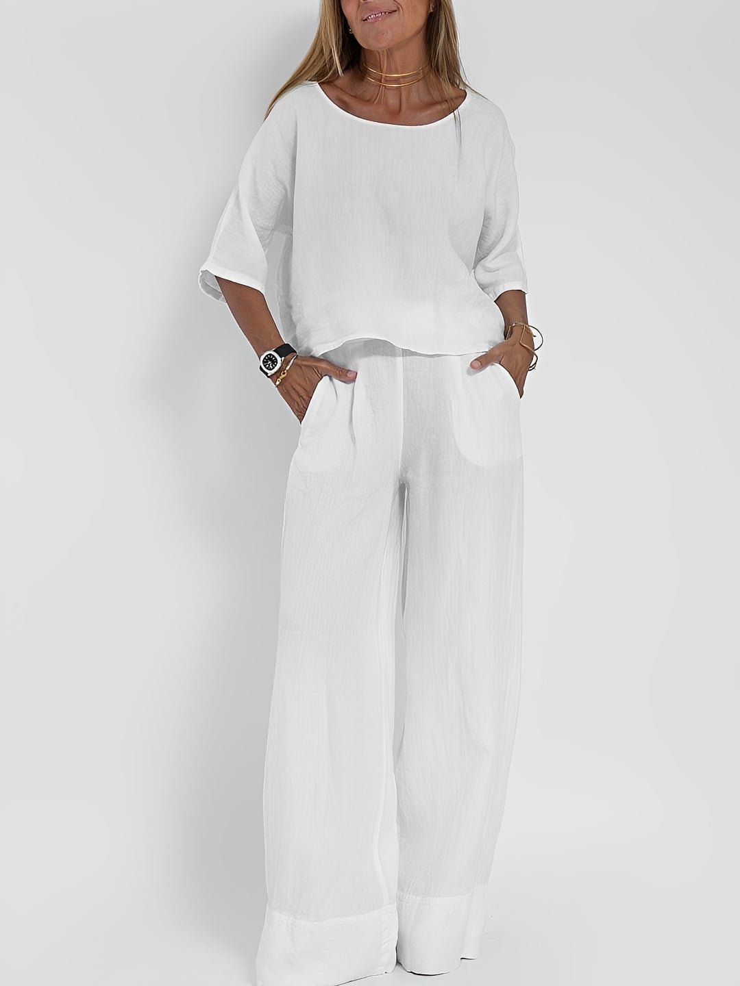 Leona - Relaxed Loose Two-piece Outfit