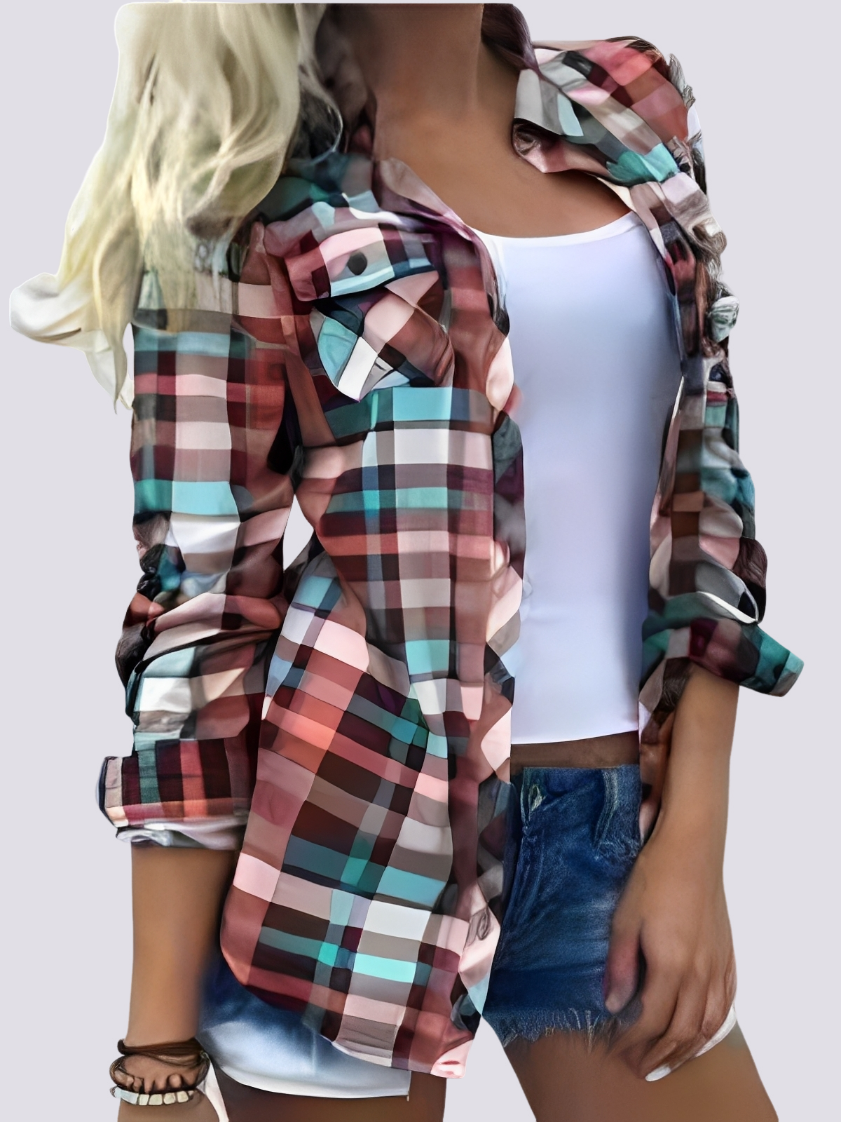 Charlotte - Vibrant Long-Sleeved Shirt