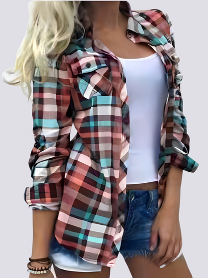 Charlotte - Vibrant Long-Sleeved Shirt