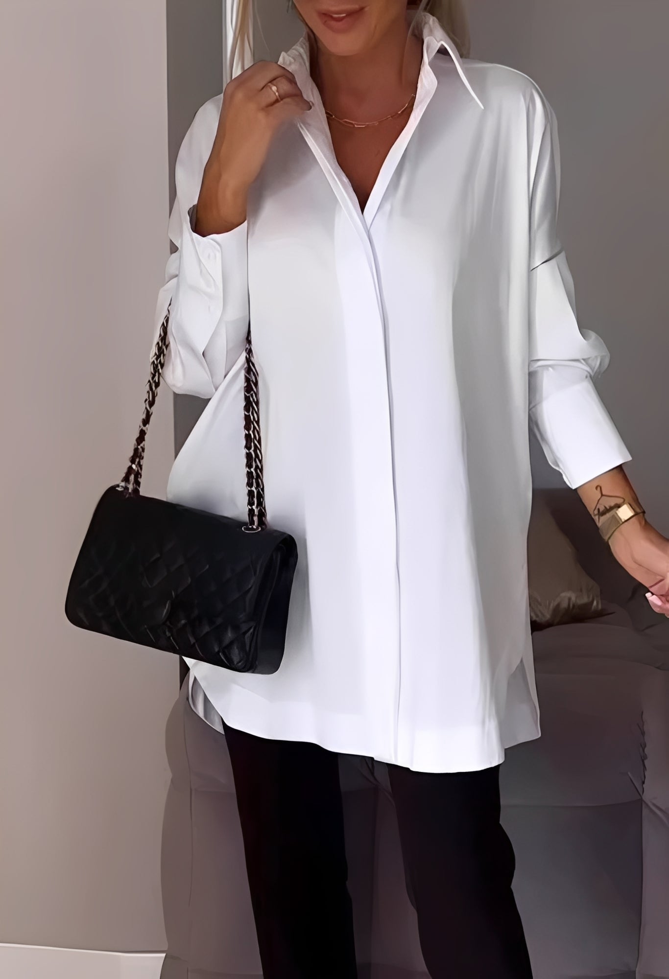 Lauren - Fashionable Long-Sleeved Shirt
