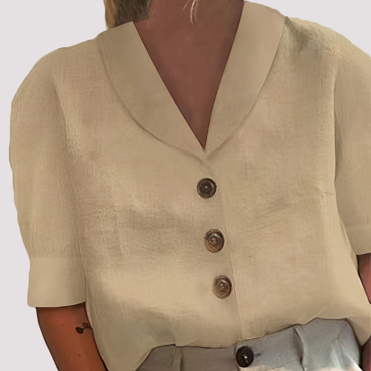 Mariyah - Trendy V-Neck Blouse