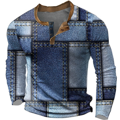 Sam - Men's Long-Sleeve Shirt - Stylish and Casual