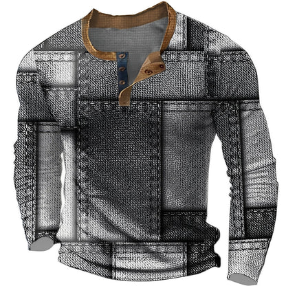 Sam - Men's Long-Sleeve Shirt - Stylish and Casual
