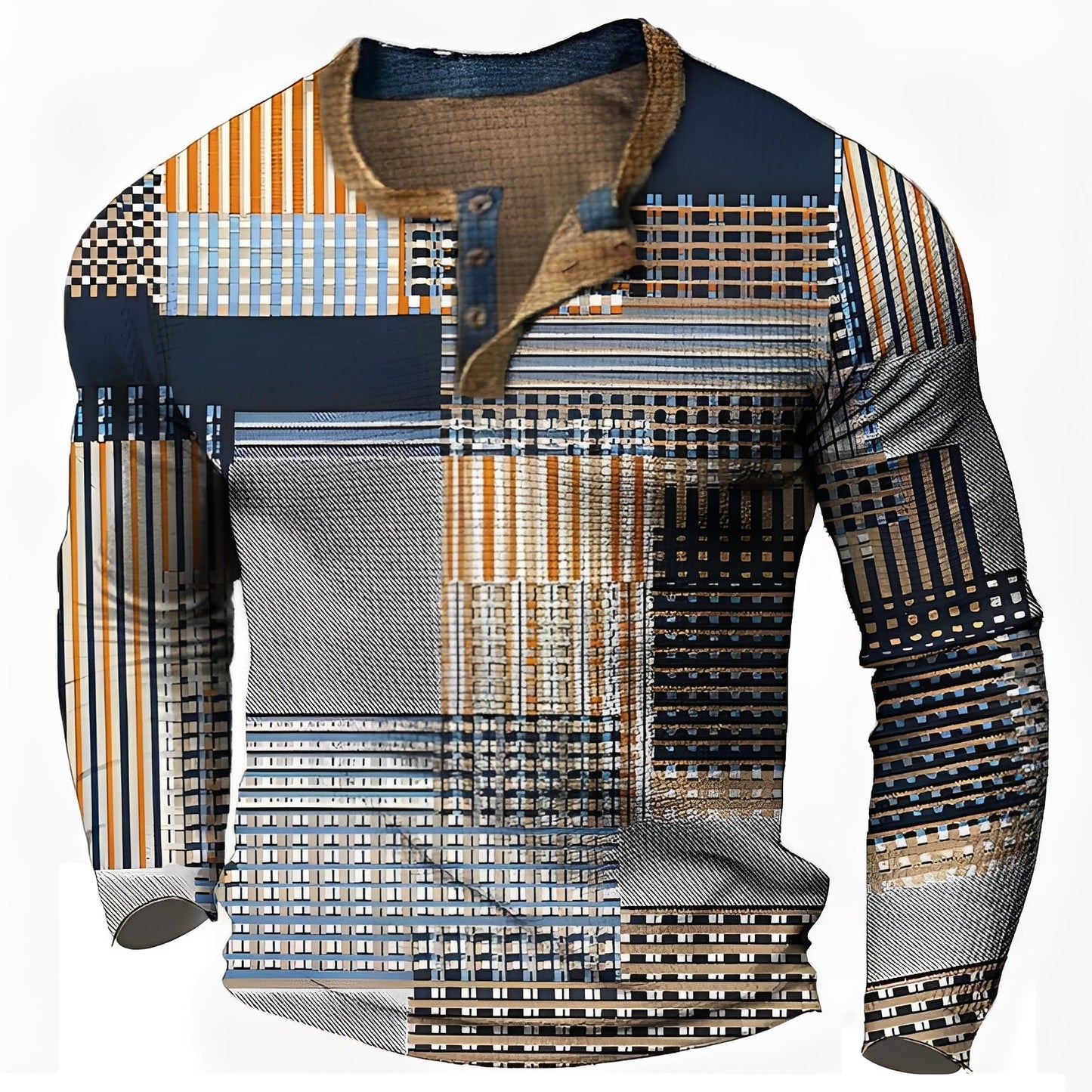 Sam - Men's Long-Sleeve Shirt - Stylish and Casual