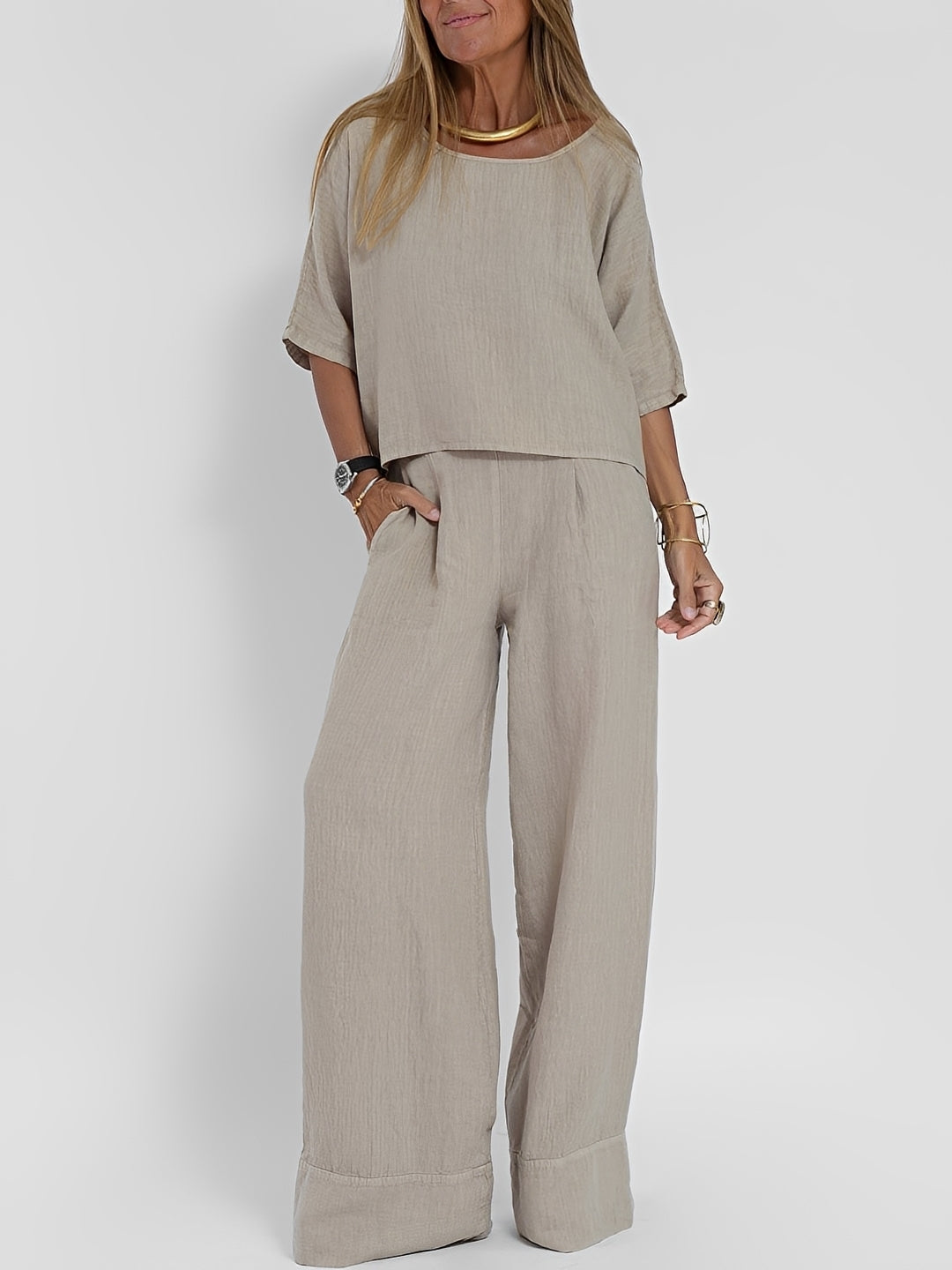 Leona - Relaxed Loose Two-piece Outfit