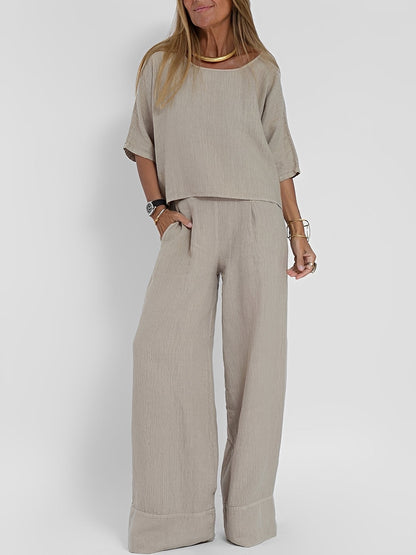 Leona - Relaxed Loose Two-piece Outfit