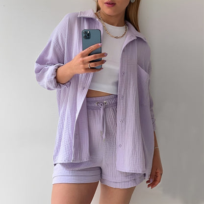 Alisha - Comfortable 2-Piece Long Sleeve Set