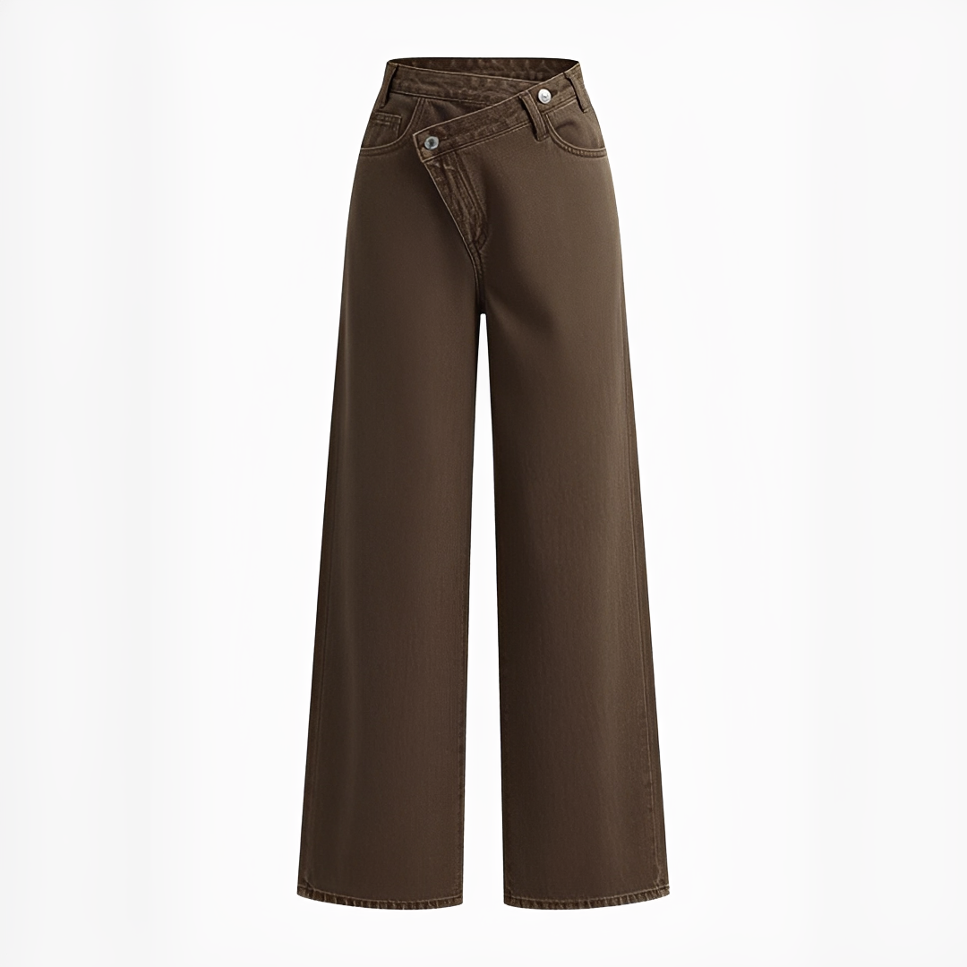 Jolina - Pants with Asymmetric Waist