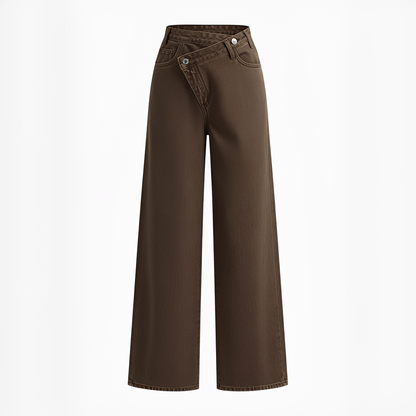 Jolina - Pants with Asymmetric Waist