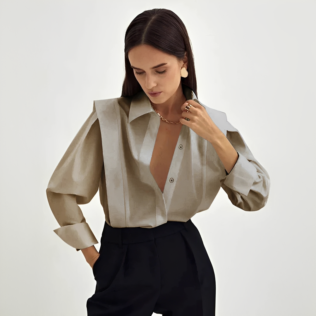 Cecile - Fashionable oversized shirt