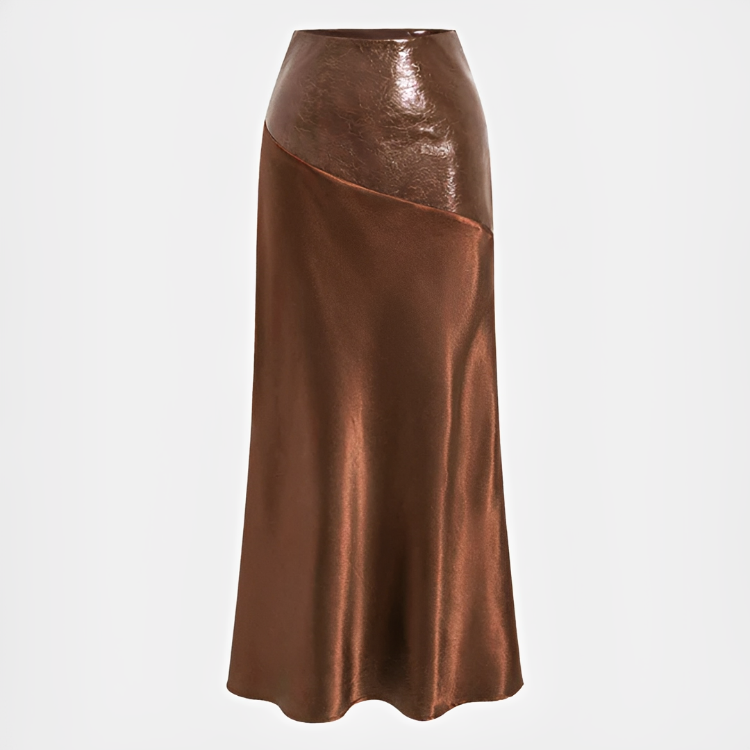 Viviana - Elegant Glossy Skirt
