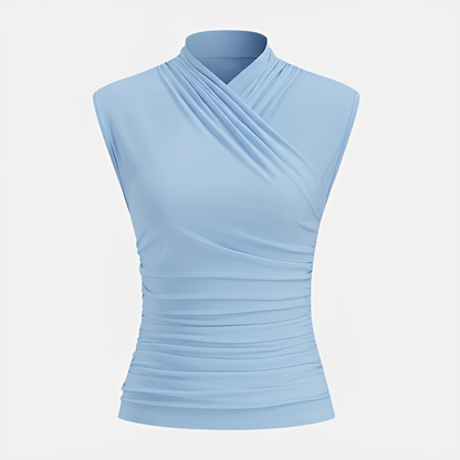 Mireya - Stylish Cross Neck Top