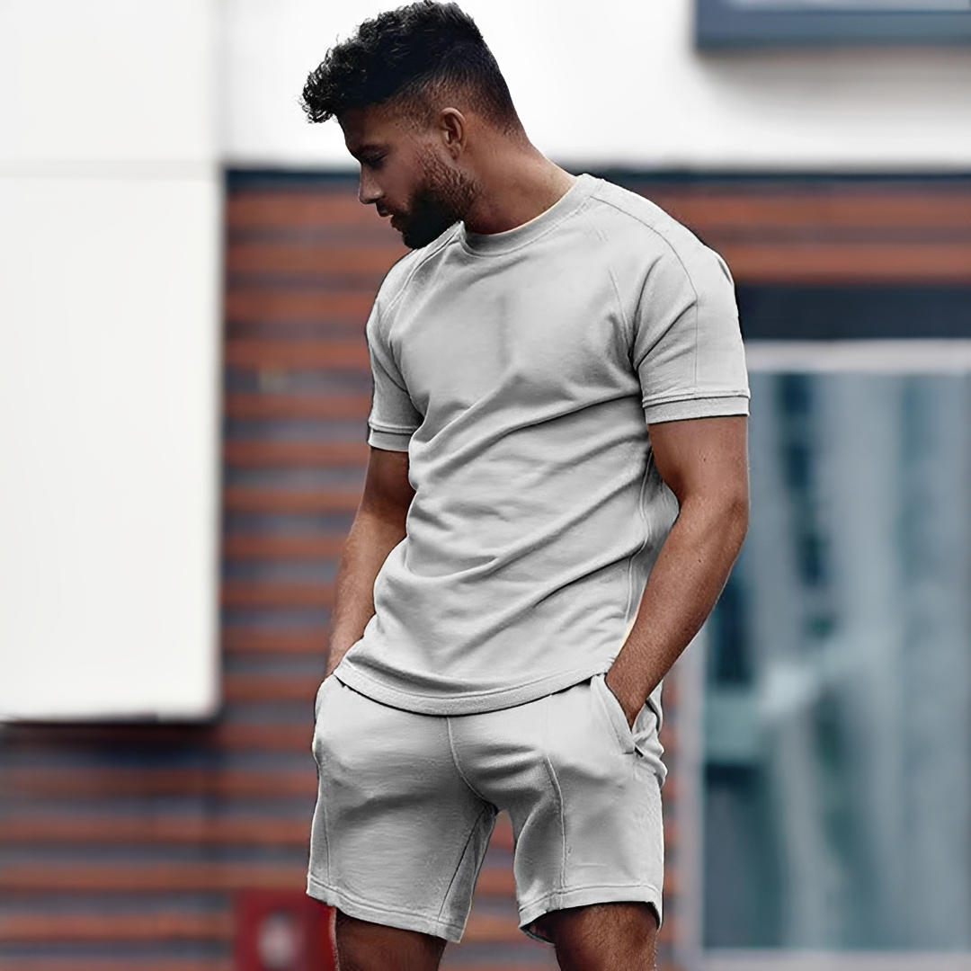 Drake - Men's t-shirt and shorts set - for hot weather