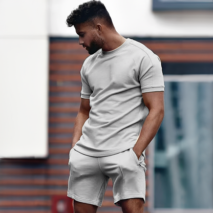 Drake - Men's t-shirt and shorts set - for hot weather
