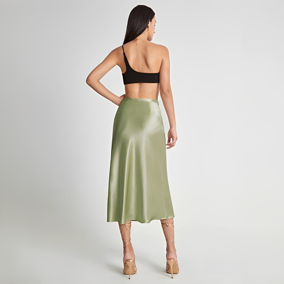Emilia - Fluid high-waisted midi skirt