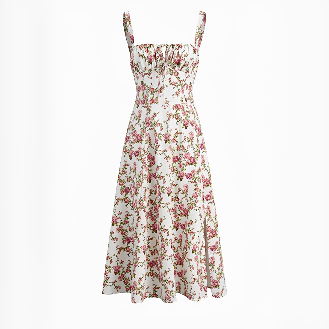 Quinny - Floral midi dress