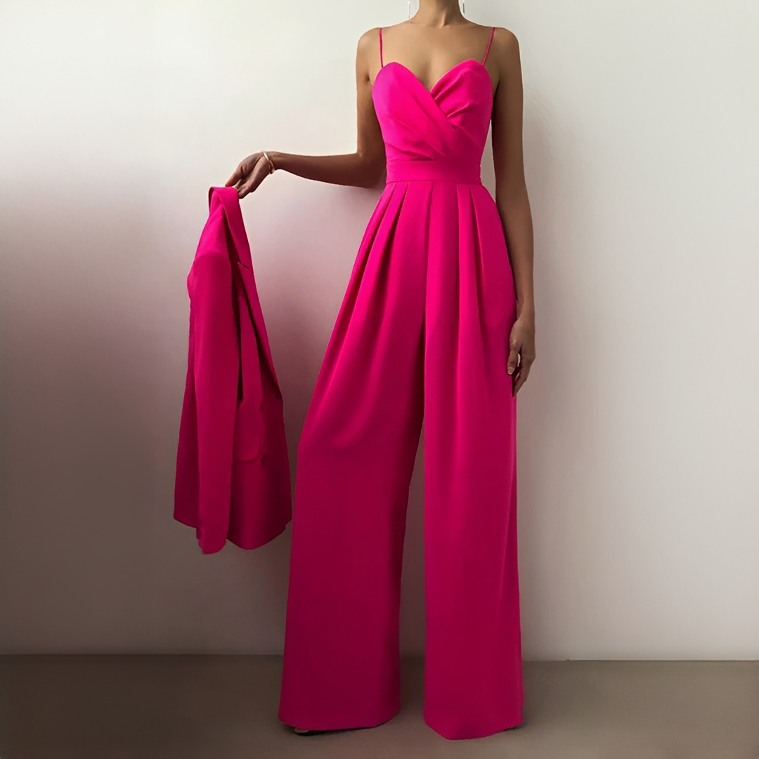 Glysha - Stylish wide-leg jumpsuit for women