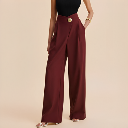 Joyce - High-Waisted Wide-Leg Pants