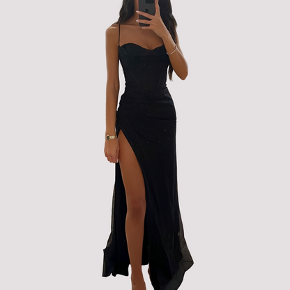 Bonnie - Stylish Maxi Dress with Slit