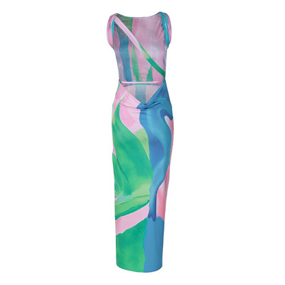 Liezel - Stylish Sleeveless Long Dress