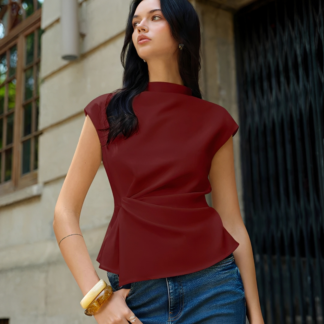 Nevaeh - Stylish Sleeveless Top