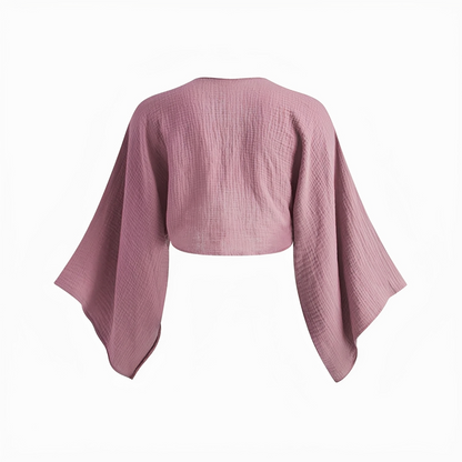 Arabella - Chic Front-Tie Blouse