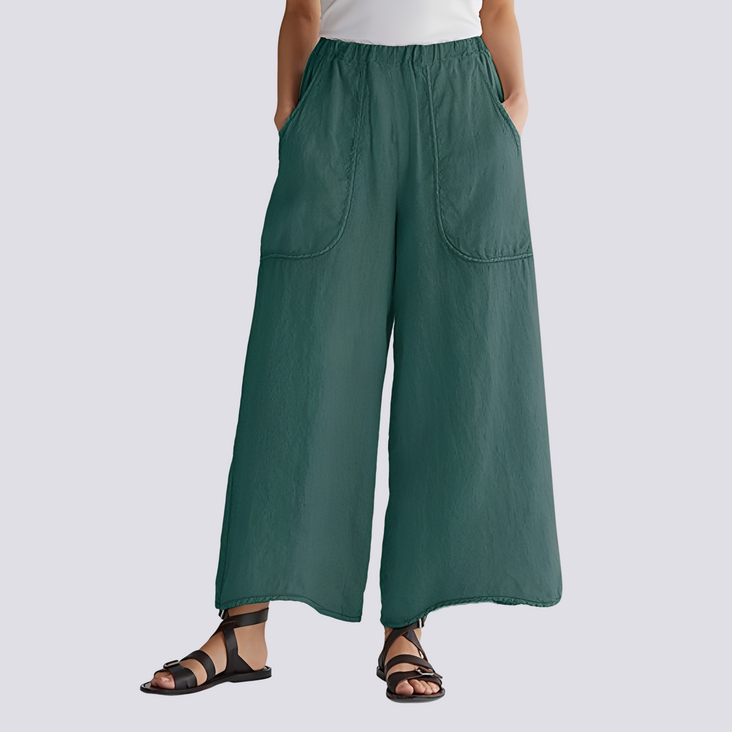 Angela - Women's relaxed wide-leg pants