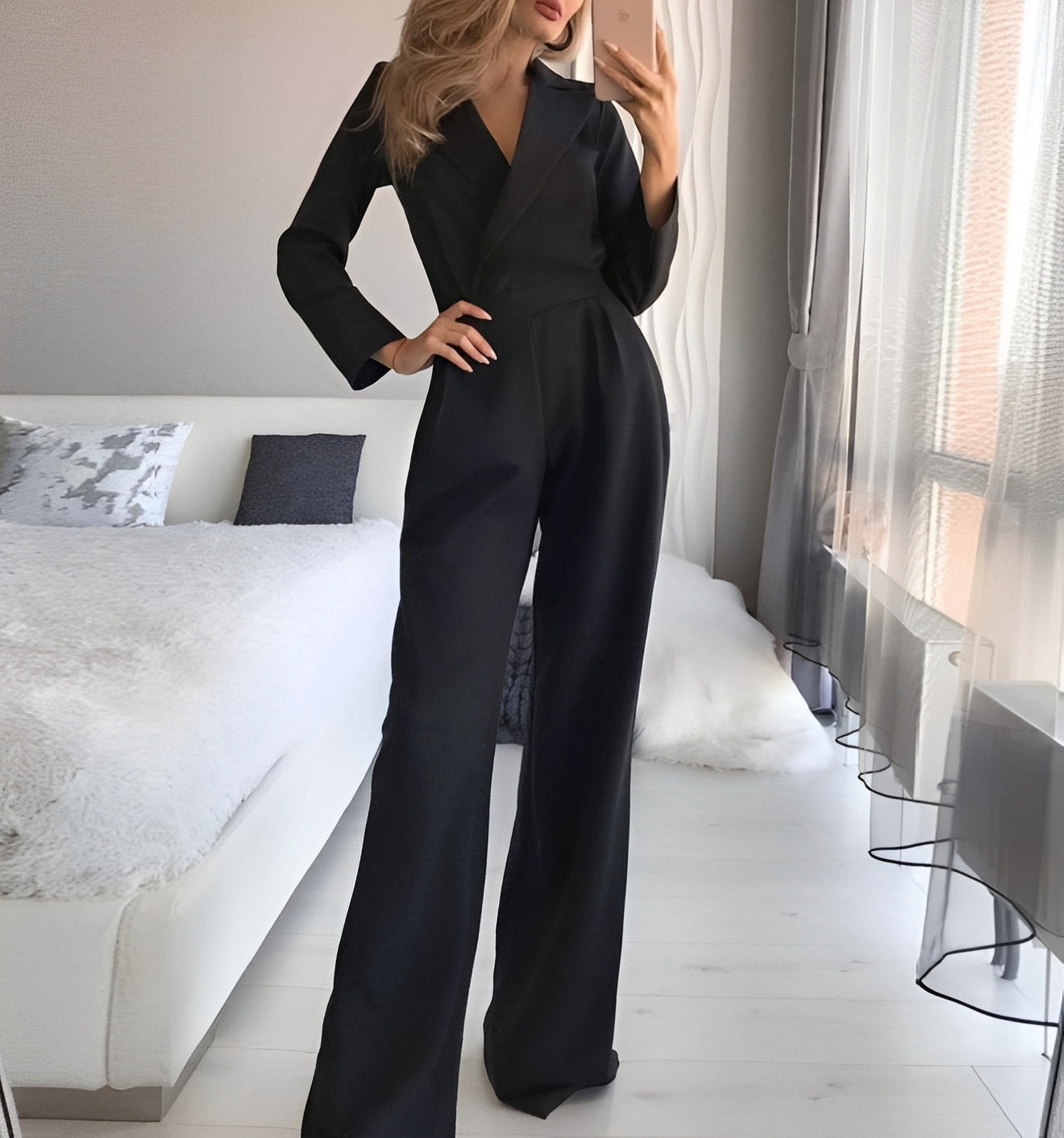 Emilie - Chic Long Sleeve Jumpsuit