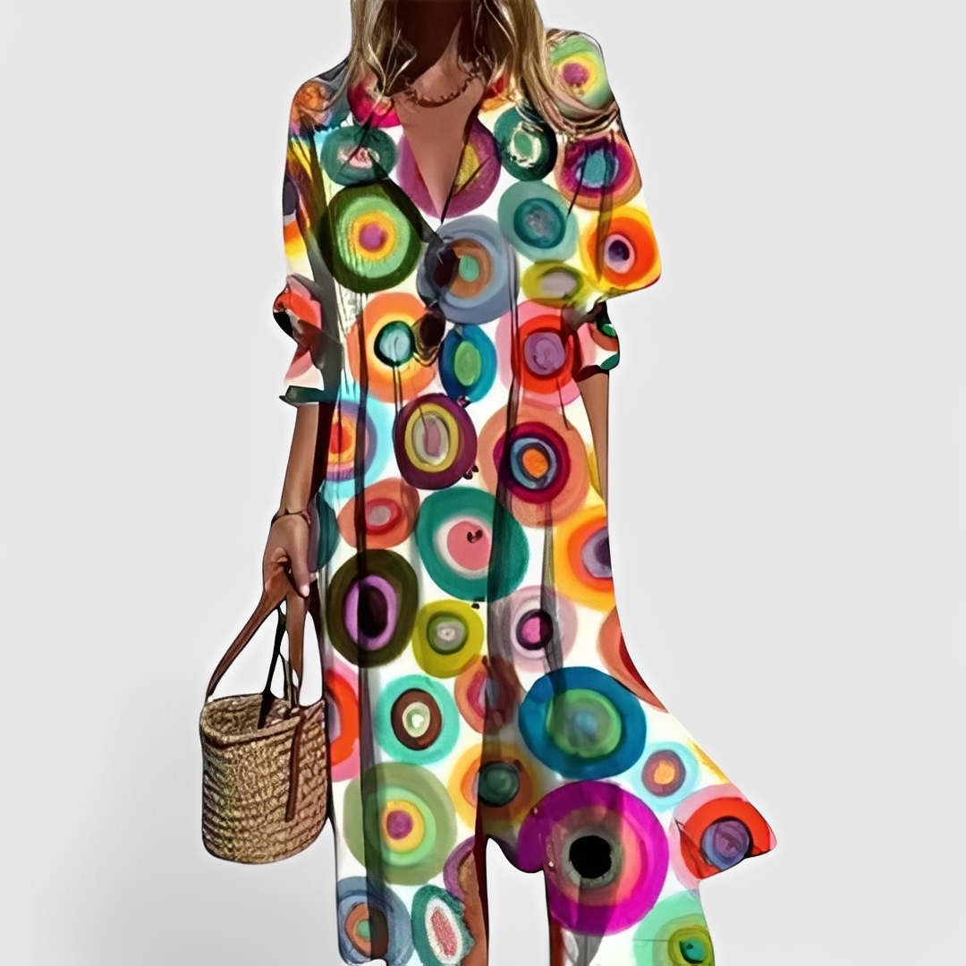 Millie - Chic floral midi dress