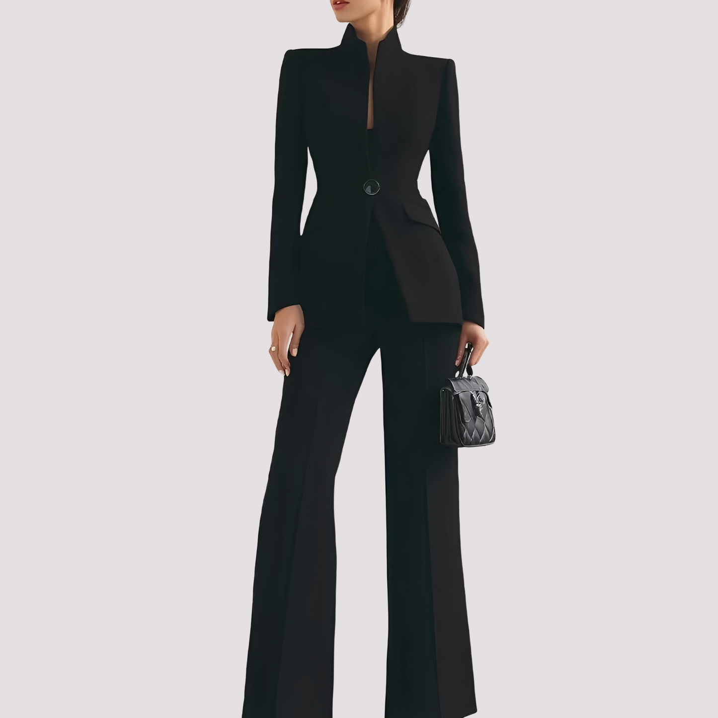 Jean - Stylish Suit Set with Single Button