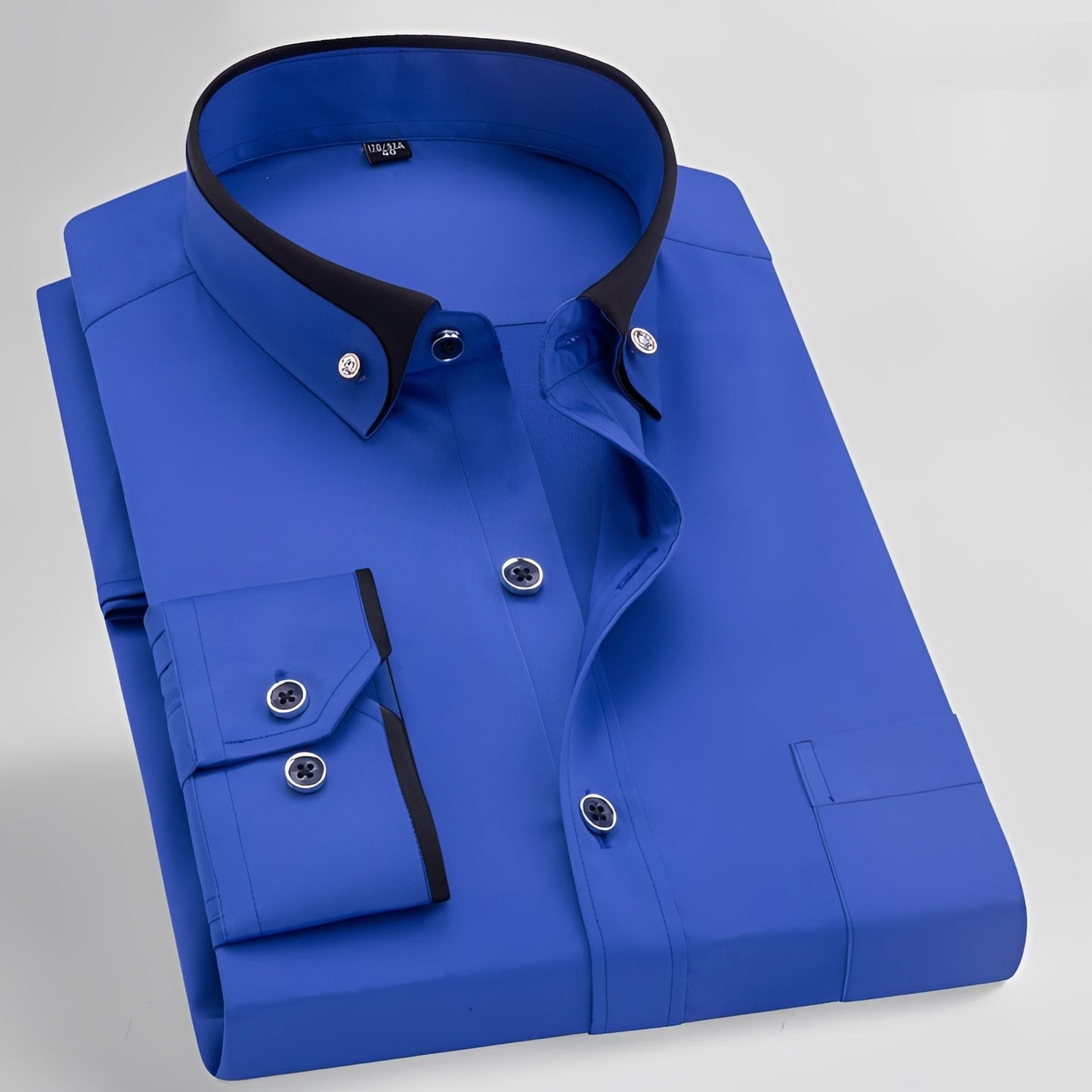 Glindel - Men's traditional long-sleeve shirt