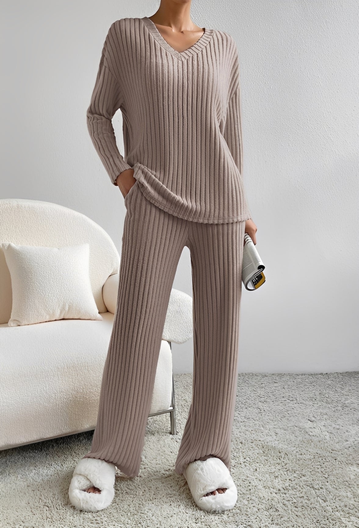 Niki - Relaxed Striped Outfit Set